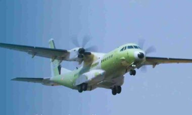 Tata e Airbus realizam primeiro voo do C295 montado na Índia