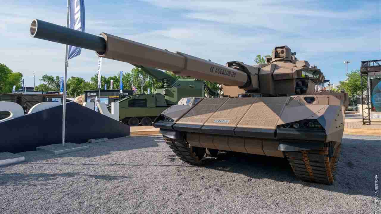KNDS exibe tanque CAPINT para acelerar modernização blindada da França (KNDS)
