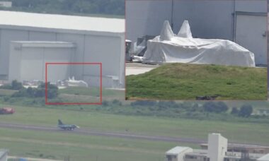 Caça desconhecido é avistado em base responsável por programas secretos japoneses