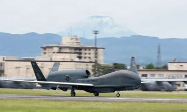 Força Aérea dos EUA reposiciona drones de vigilância Global Hawk para base japonesa