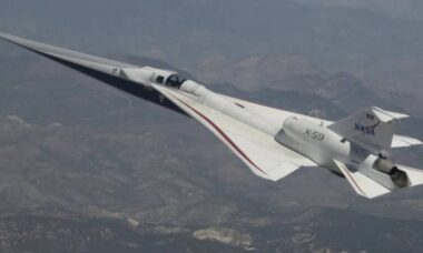 NASA realiza novo teste do X-59 em busca de voos supersônicos silenciosos