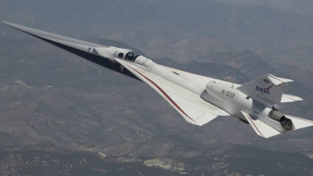 NASA realiza novo teste do X-59 em busca de voos supersônicos silenciosos