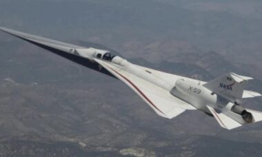NASA prepara estreia do X-59, seu revolucionário jato supersônico silencioso