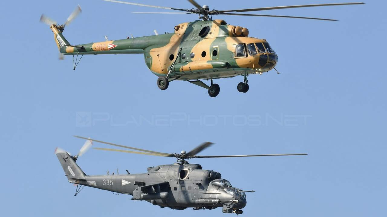 Hungria se despede dos helicópteros Mi-17 e Mi-24 após décadas de serviço