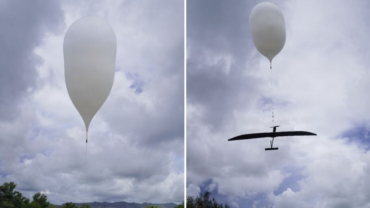 Exército dos EUA testa aeronave solar lançada por balão estratosférico