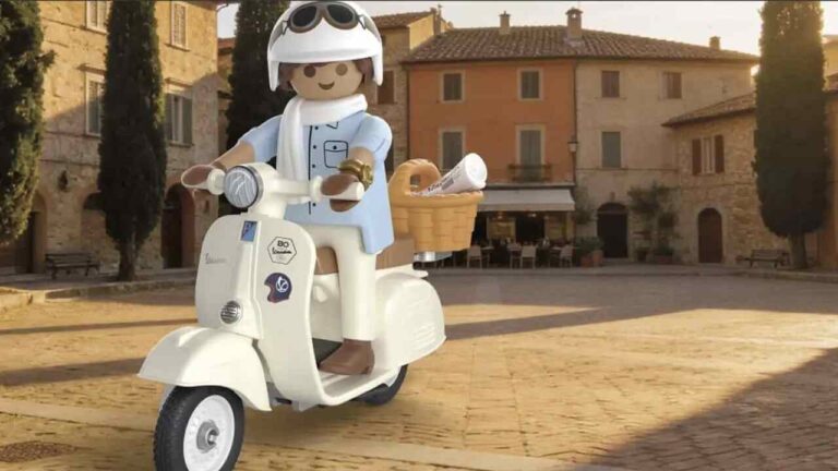 Playmobil lança coleção especial para celebrar os 80 anos da Vespa
