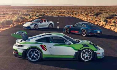 Porsche revela trio de 911 personalizados para celebrar Toy Story 5