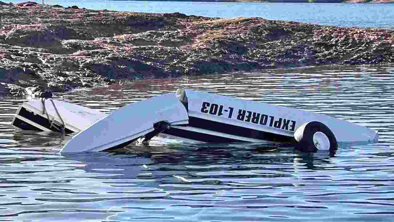 Piloto sobrevive após aeronave ultraleve cair em lago na Califórnia