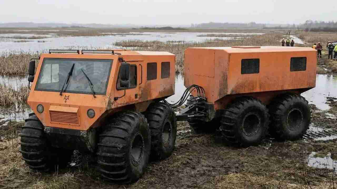 中国、31人を輸送可能な10×10水陸両用車を発表