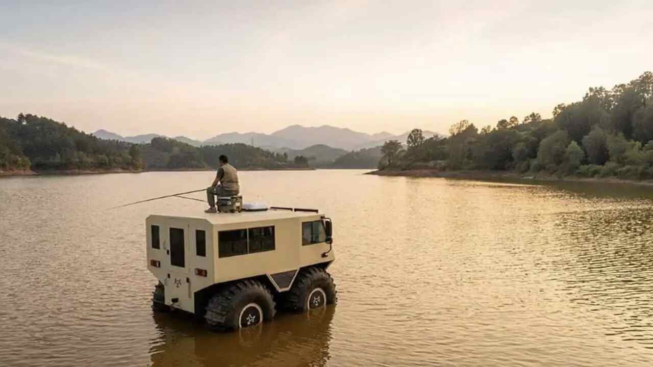 中国、31人を輸送可能な10×10水陸両用車を発表
