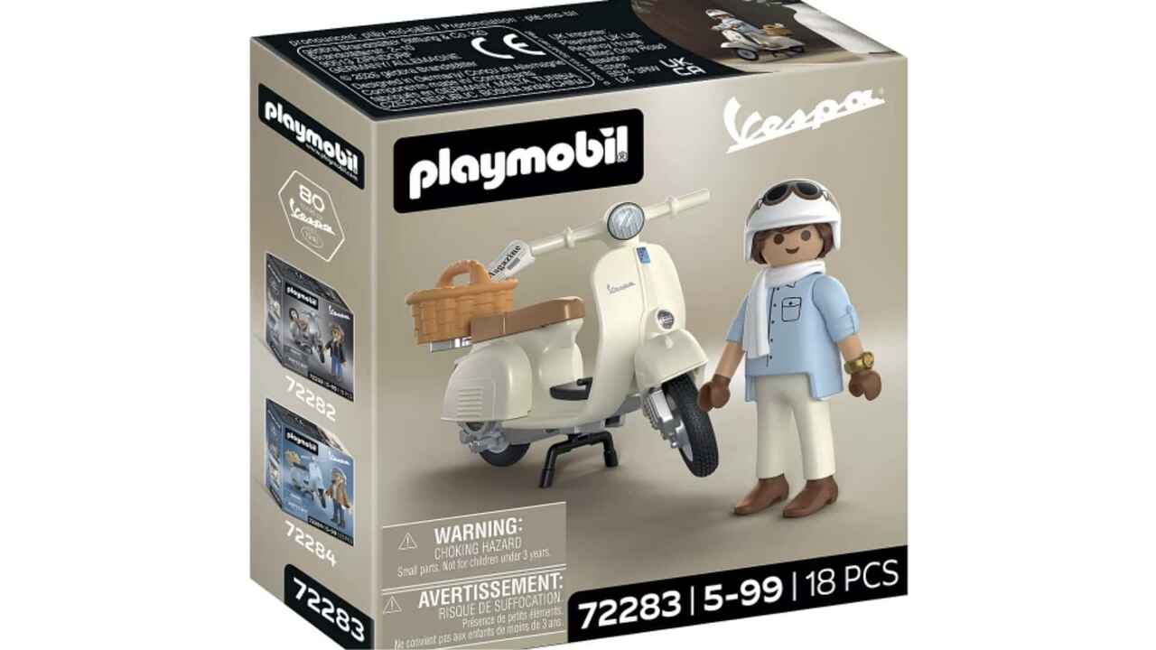 Playmobil lança coleção especial para celebrar os 80 anos da Vespa