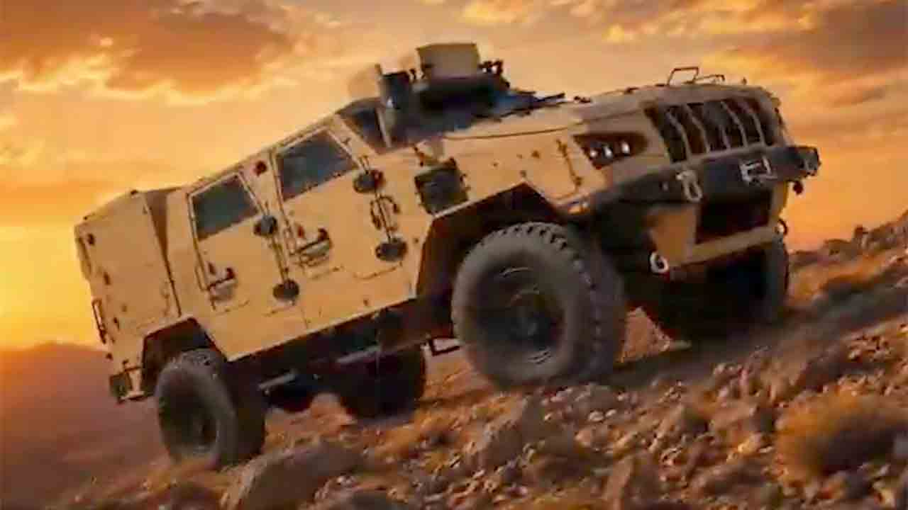Simha 4x4. Photo: Kalyani Strategic Systems