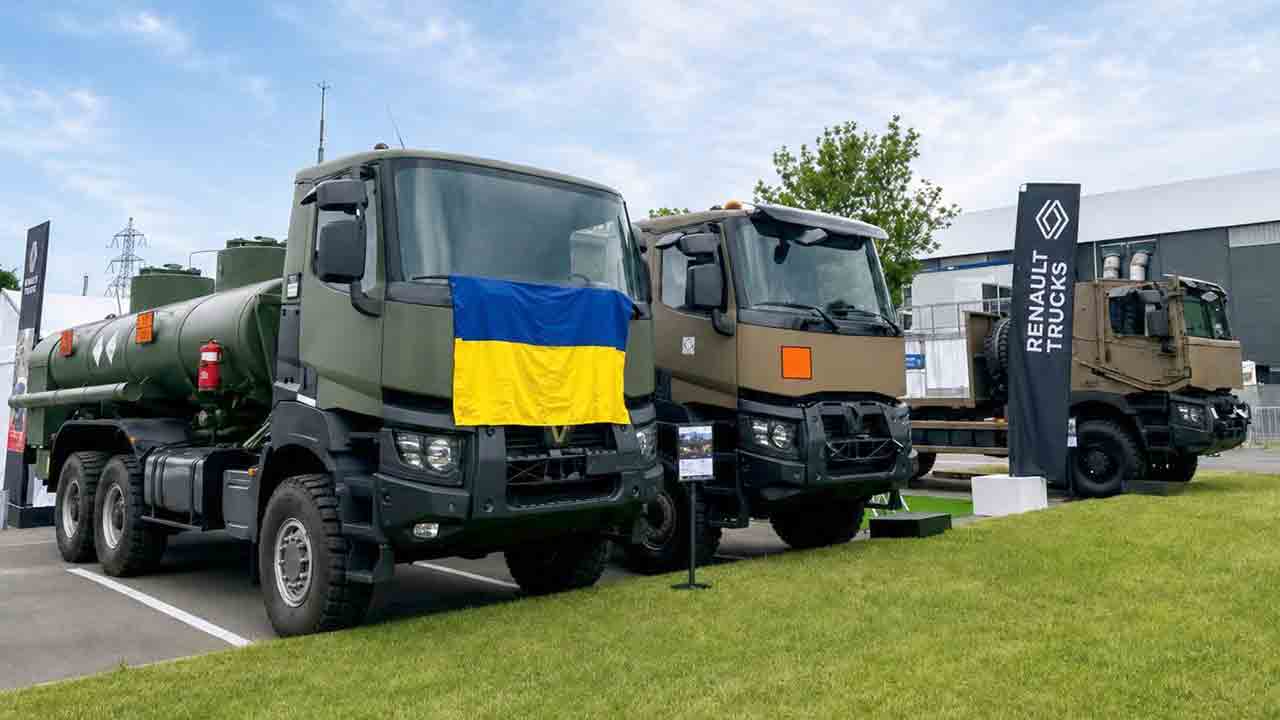 Ukraina produserer militære tankbiler med chassis levert av Renault (LinkedIn - Renault Trucks Emergency & Defense)