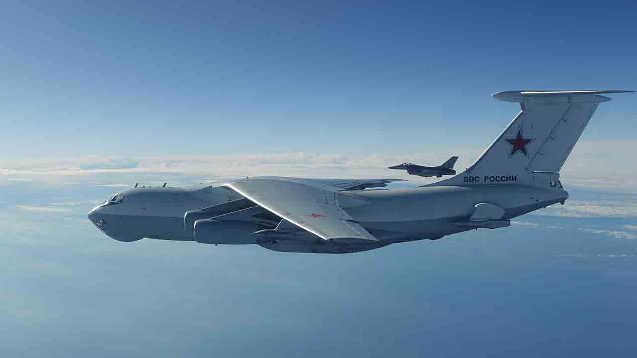 Portuguese F-16 fighters intercept Russian aircraft. Photo: X @NATO_AIRCOM