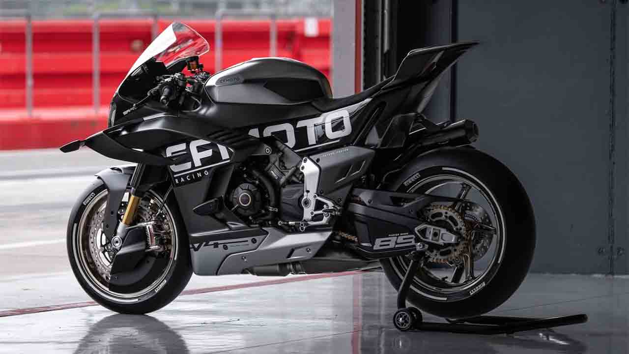 CFMOTO V4-SR RR。写真:CFMOTO Racing Team