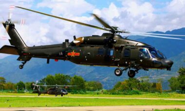 Z-20 . Foto: China Military