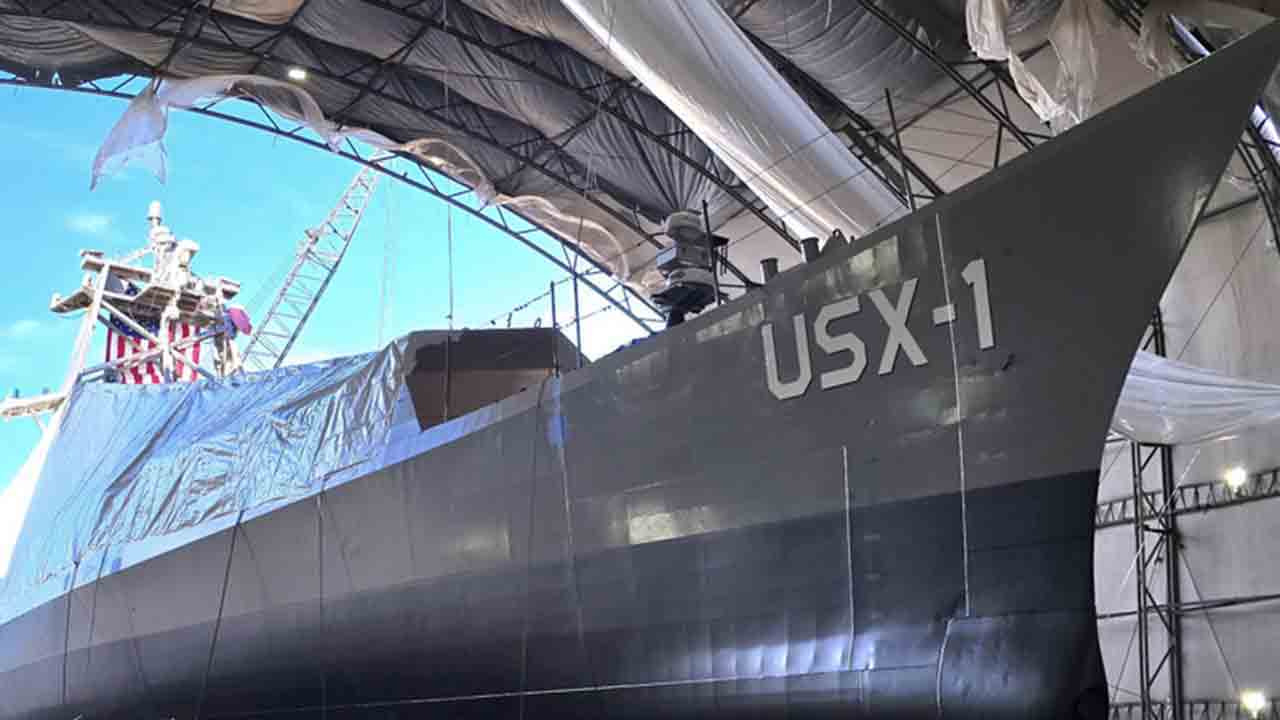 Ubemannet overflatefartøy USX-1 Defiant. Foto: DARPA