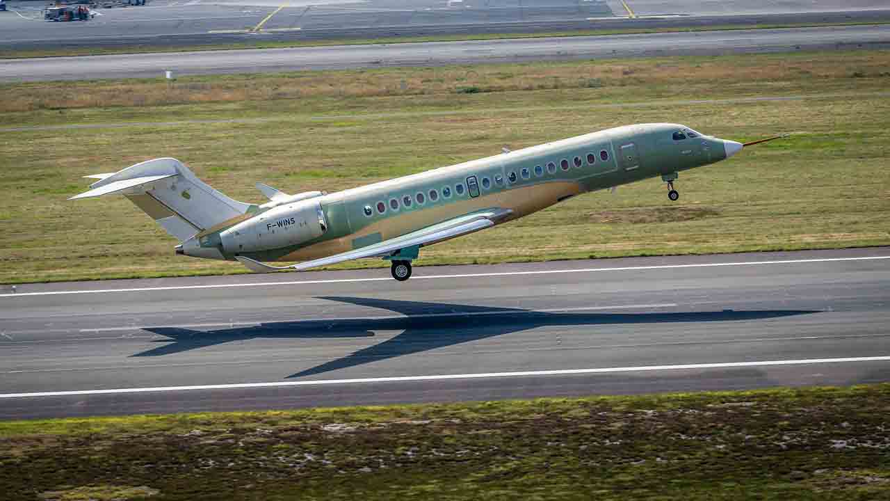 Falcon 10X。写真: Dassault Aviation