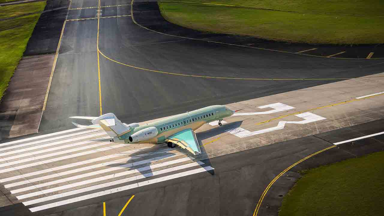 Falcon 10X。写真: Dassault Aviation