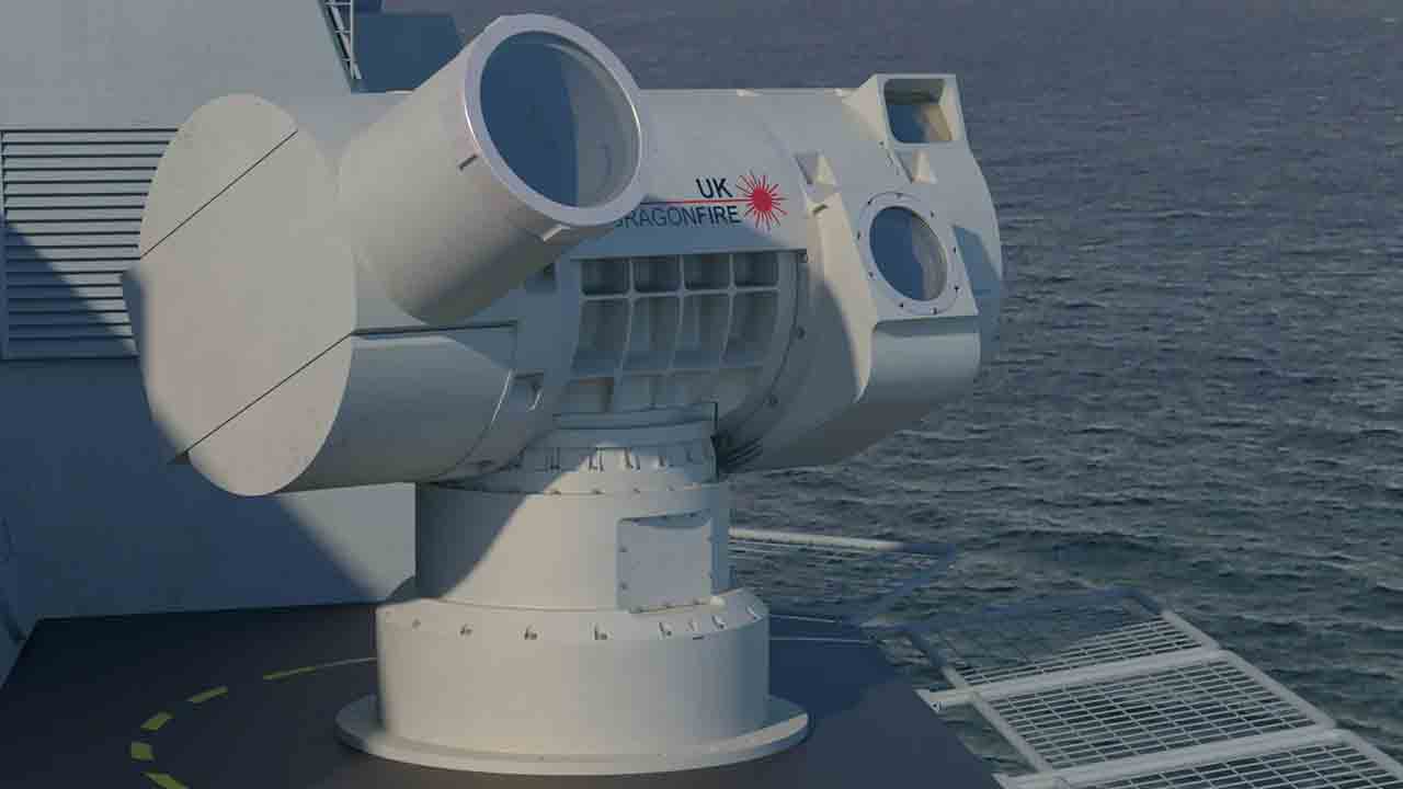 DragonFireレーザー。写真：MBDA