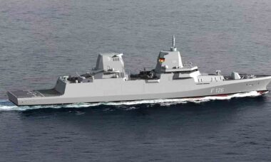 Fragata F126. Foto: Damen Naval