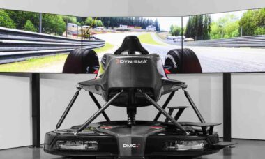 Novo simulador DMG-S leva tecnologia da F1 para equipes e pilotos. Foto: Dynisma