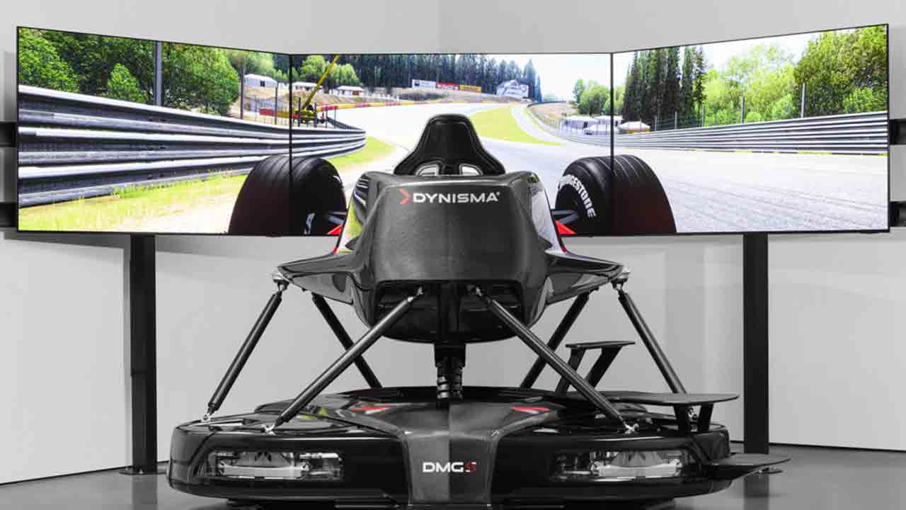 Ny DMG-S-simulator bringer Formel 1-teknologi til teams og kørere. Foto: Dynisma