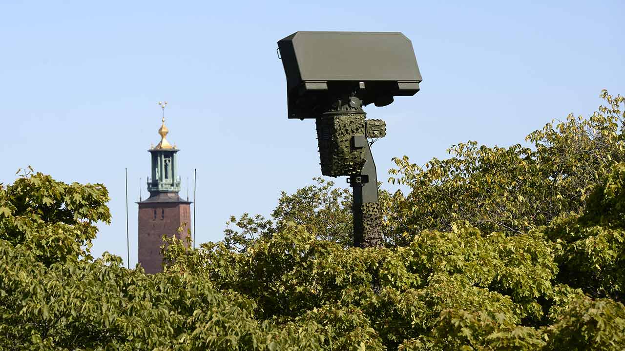 Saabs Giraffe AMB-system for landbasert luftvern. Foto: Saab Press Centre