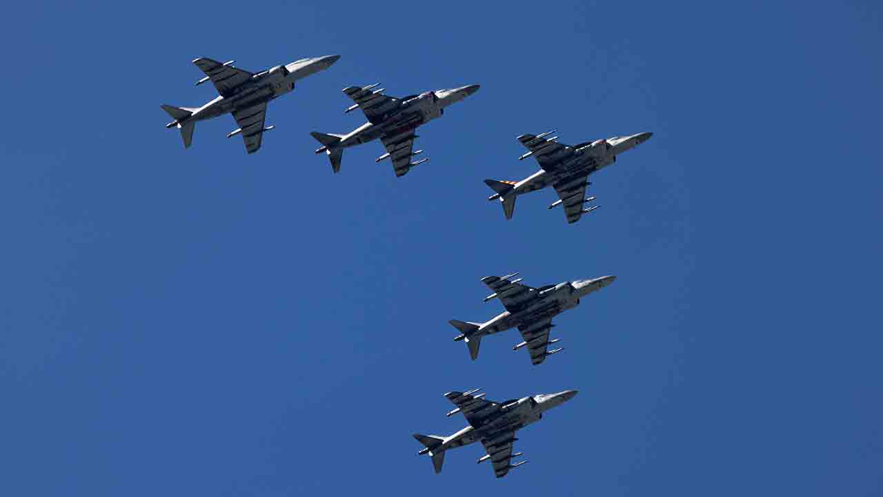 AV-8B Harrier II do Corpo de Fuzileiros Navais em Cherry Point. Foto: Lance Cpl. Orlanys Diaz Figueroa 