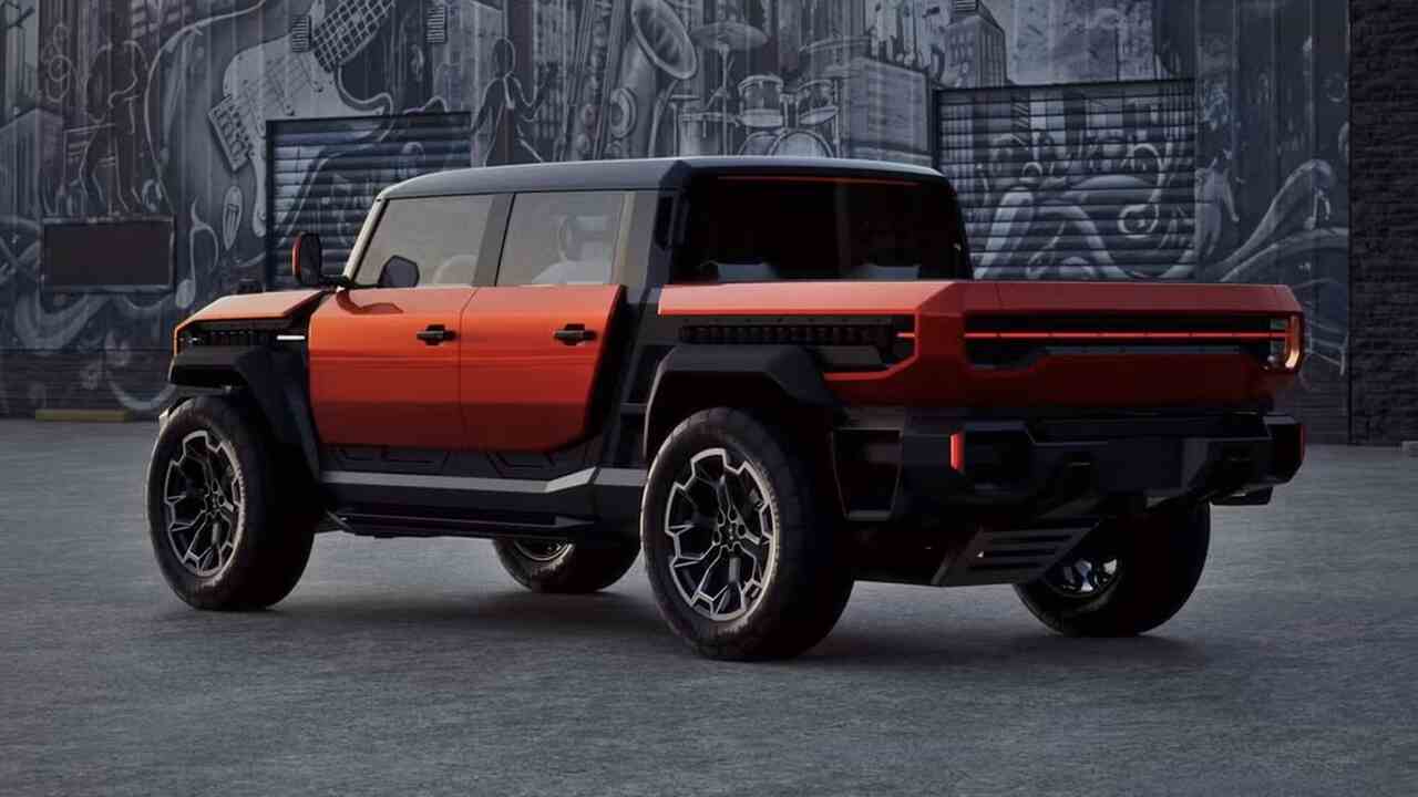 GMC revela conceitos Hummer SUV e picape com novo foco em veículos off-road médios