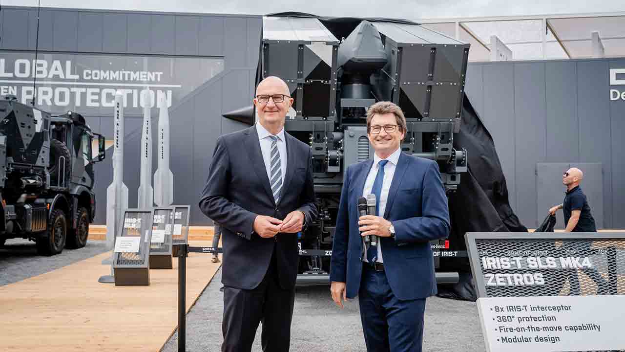 Diehl stellt neue Generation des Flugabwehrsystems IRIS-T SLS Mk 4 vor (Foto: Diehl Defence)