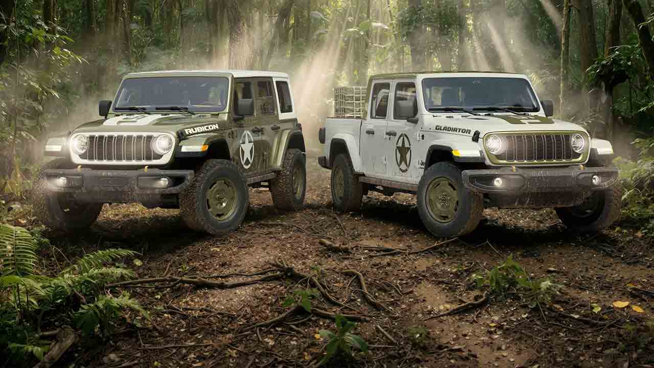 Wrangler Sarge et Gladiator Sarge 2027. Photo : Jeep