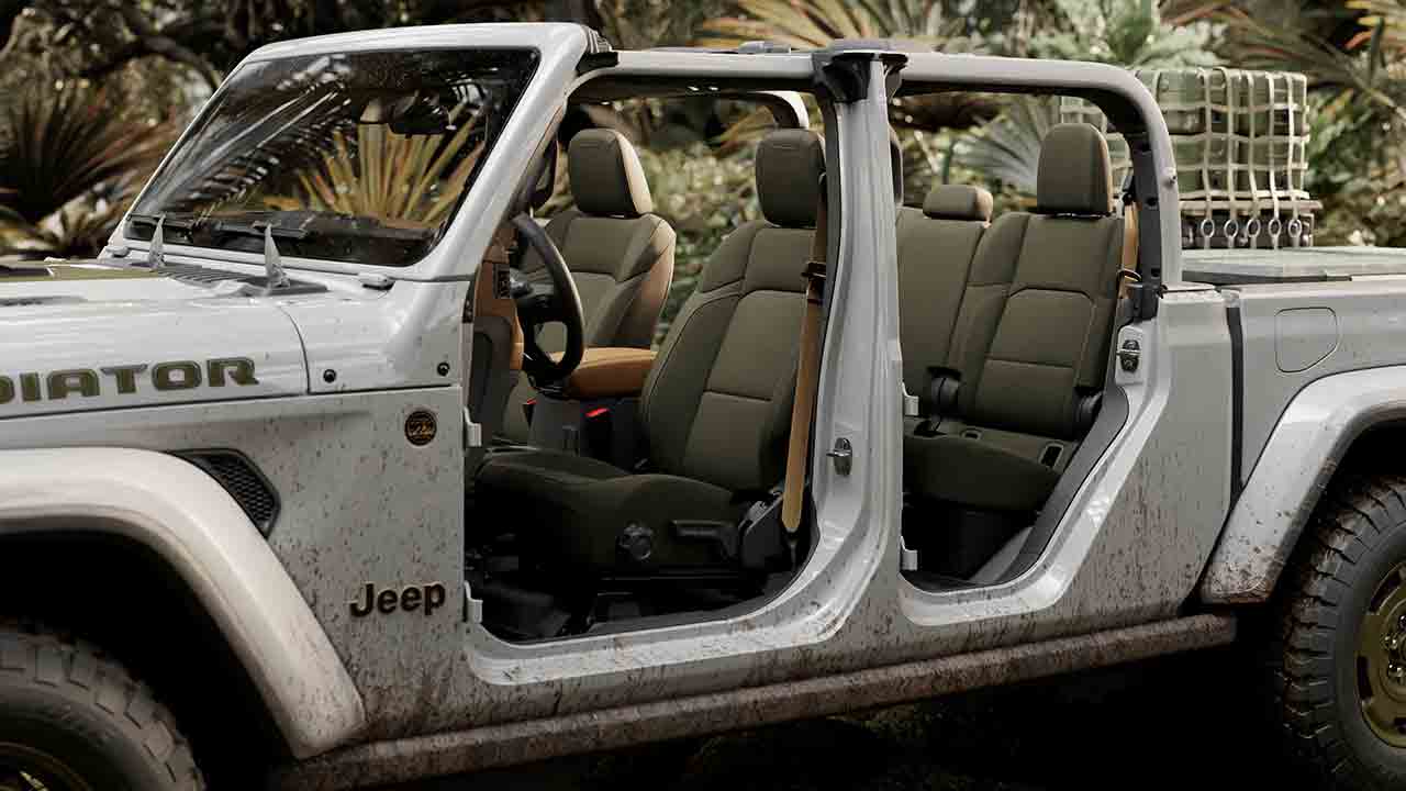 Wrangler Sarge et Gladiator Sarge 2027. Photo : Jeep