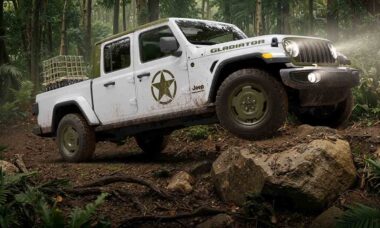 Wrangler Sarge e Gladiator Sarge 2027. Foto: Jeep