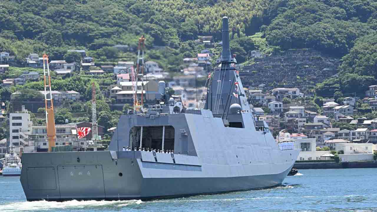 JS 長良（FFM-10）。照片：日本海上自衛隊（JMSDF）