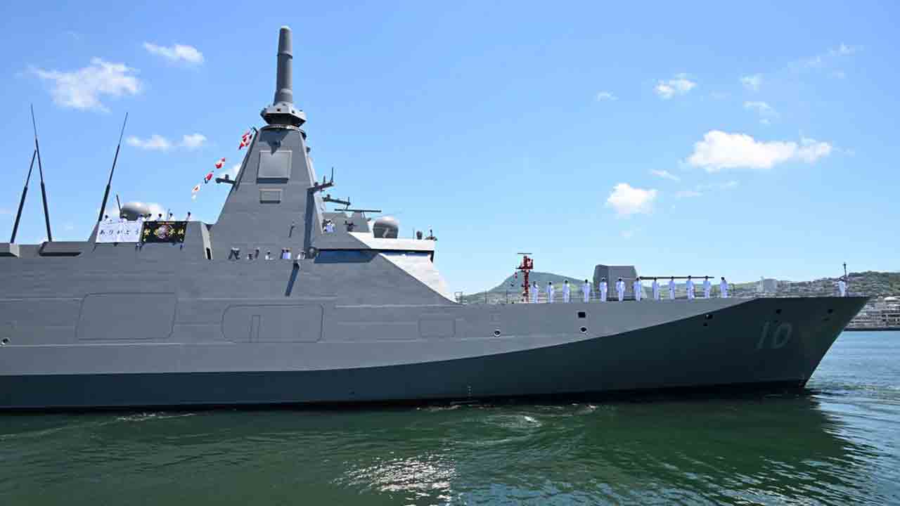 JS 長良（FFM-10）。照片：日本海上自衛隊（JMSDF）