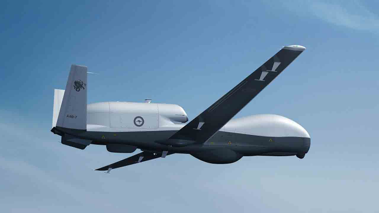 Sistema de Aeronave Não Tripulada MQ-4C Triton. Foto: Royal Australian Air Force