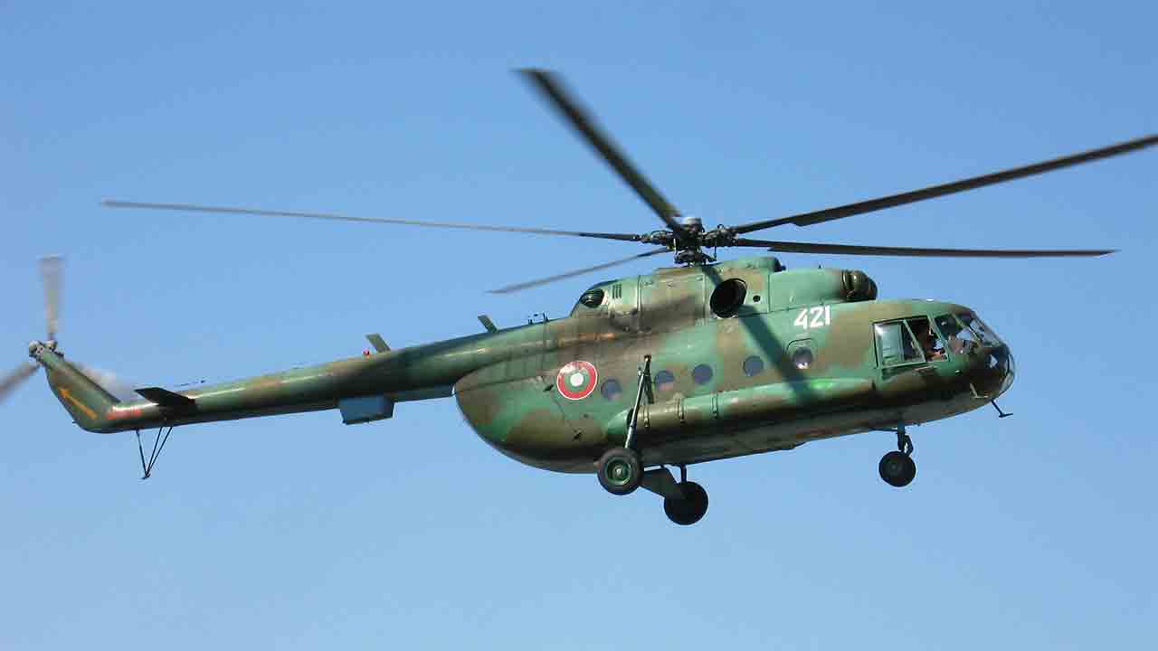 Mi-17 da Força Aérea da Bulgária, similar ao Helicóptero de Mianmar. Foto: Wikimedia