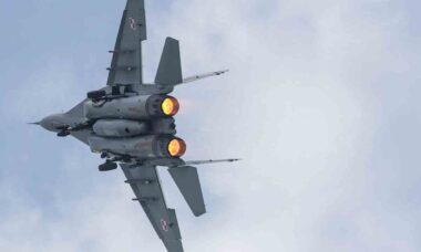 MiG-29A da Força Aérea Polonesa. Fotos: Wikimedia