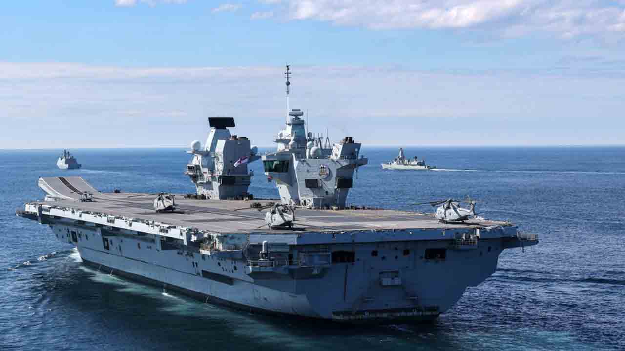 HMSプリンス・オブ・ウェールズ。写真：NATO Allied Joint Force Command Norfolk - JFCNF