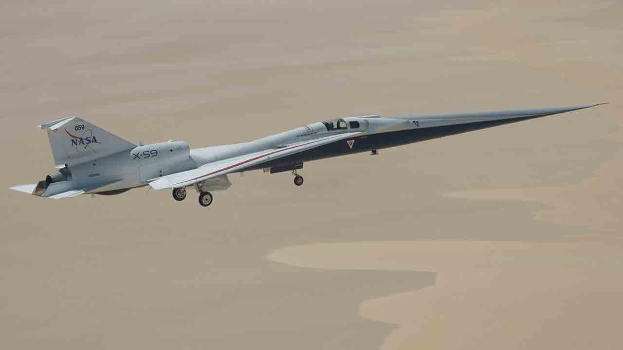 NASA siapkan debut X-59, jet supersonik senyap revolusionernya. Foto: NASA