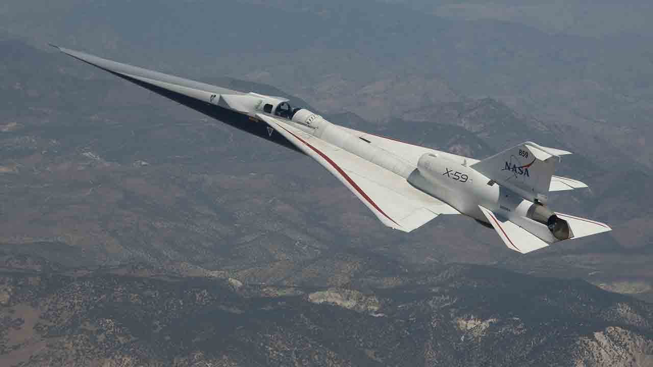 NASA siapkan debut X-59, jet supersonik senyap revolusionernya. Foto: NASA