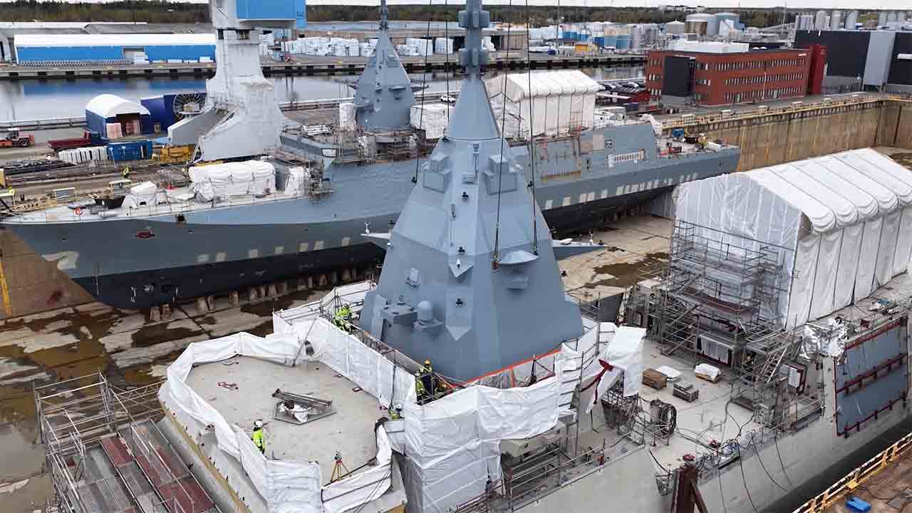 ポフヤンマー級コルベット。写真：Rauma Marine Constructions