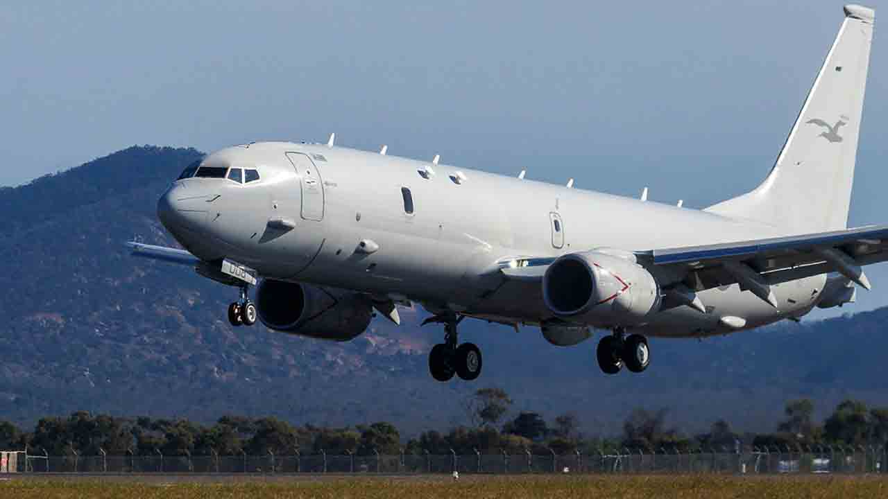 P-8A ポセイドン。写真: Royal Australian Air Force