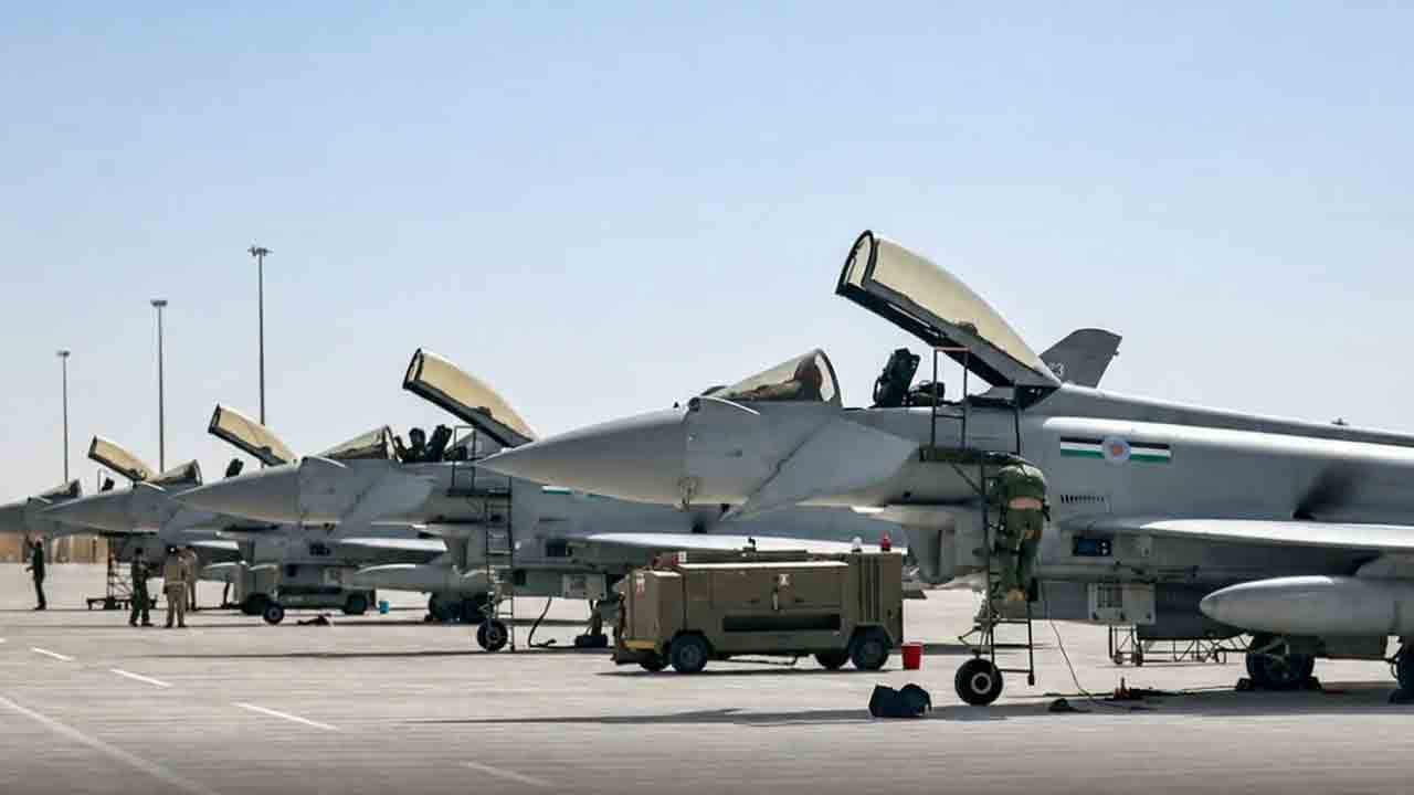 Eurofighter Typhoon aus Katar. Foto: Qatar.mod 