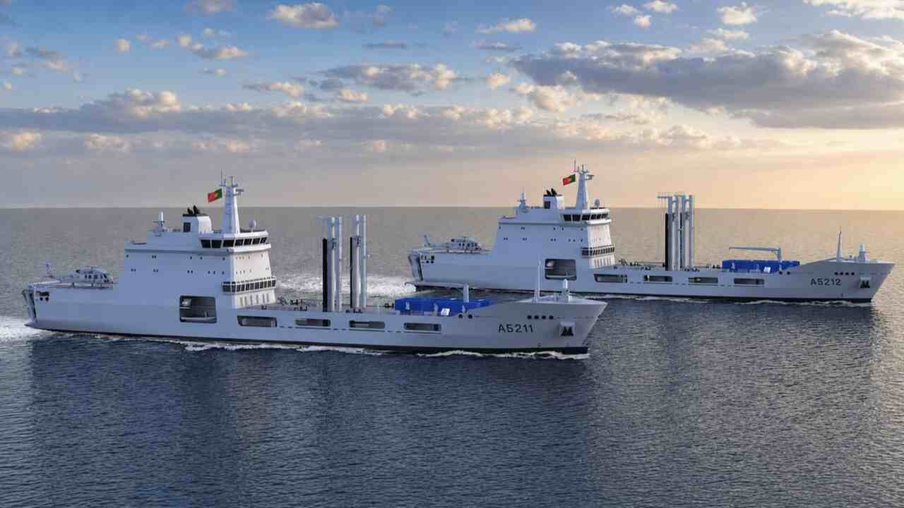 Empresa turca inicia construção do segundo navio logístico da Marinha Portuguesa