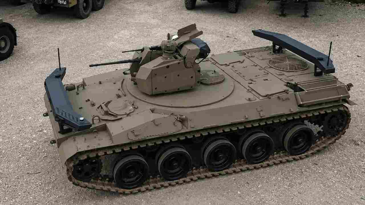 França apresenta versão não tripulada do tanque AMX-30