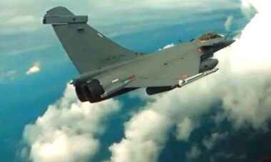 Rafale francês intercepta seis aeronaves russas durante missão da OTAN no Báltico. Foto: Twitter/X @FrenchForces