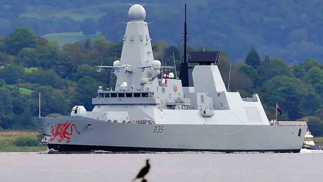 Type 45級駆逐艦。写真：Royal Navy