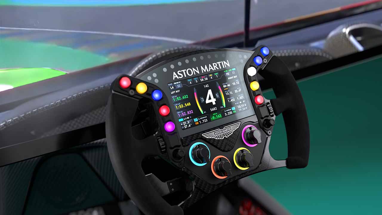 Aston Martin lancerer AMR-C01-R Hypercar Edition-simulator til 68.000 euro. Foto: Aston Martin